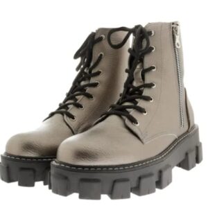 BOTA DOROTHY GAYNOR  color inox textura brillosa Dama #4 #5